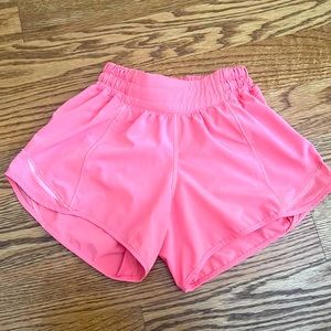 Lululemon -size 0 Hottie hot shorts, 4 inch- raspberry cream